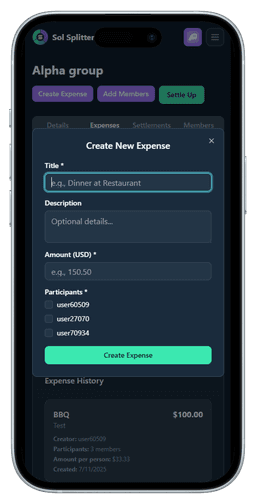 Add Expense